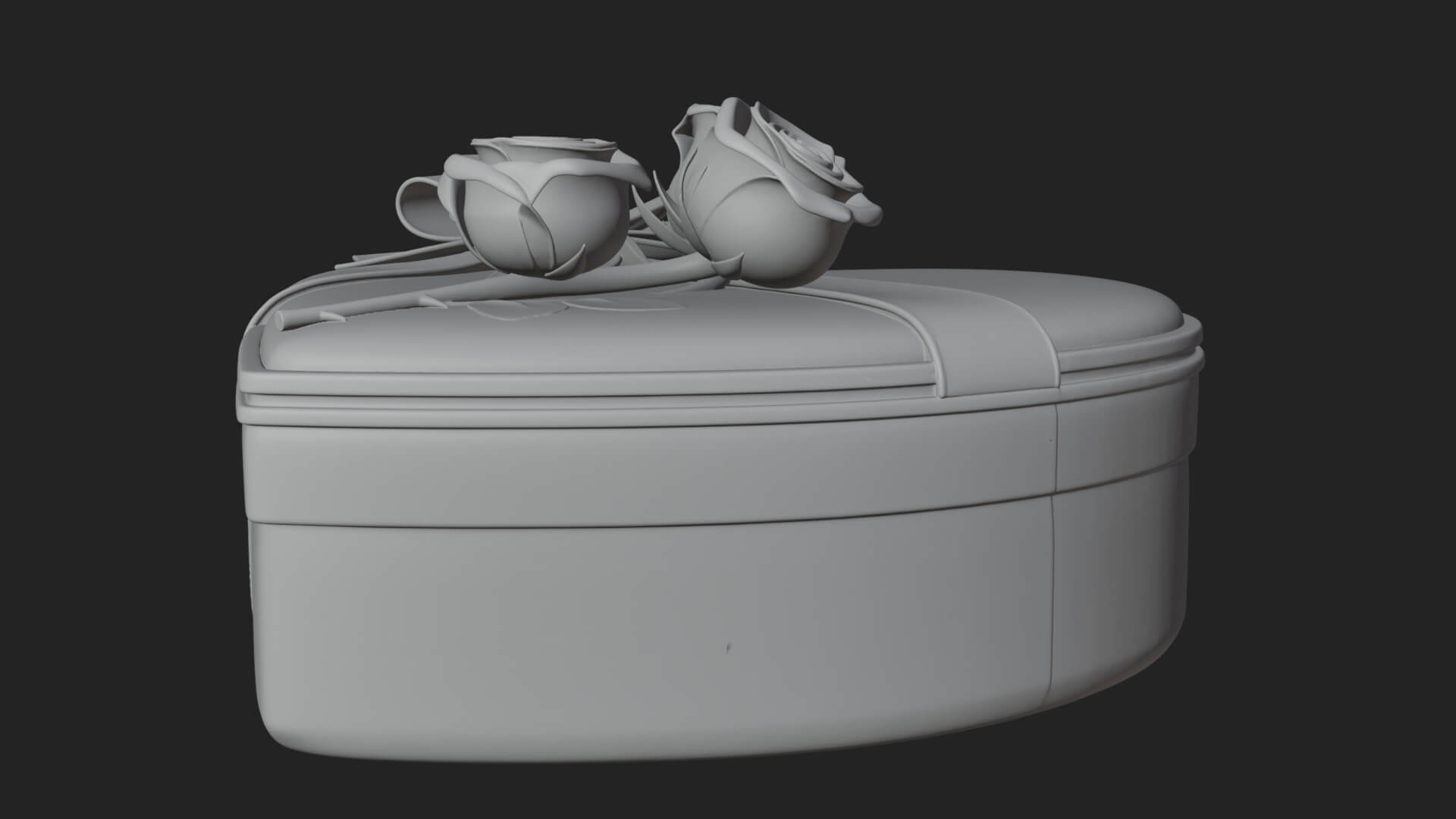 Heart Shaped Gift Box Ornament Design 3 3D Print Model 3D Model