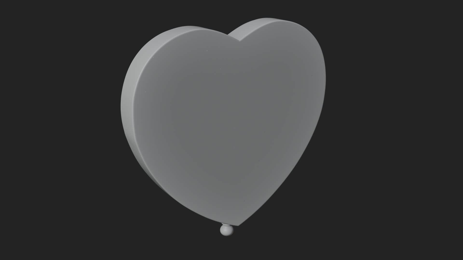 Heart Shaped Wall Clock Model Design 1 3D Print Model 3D Model