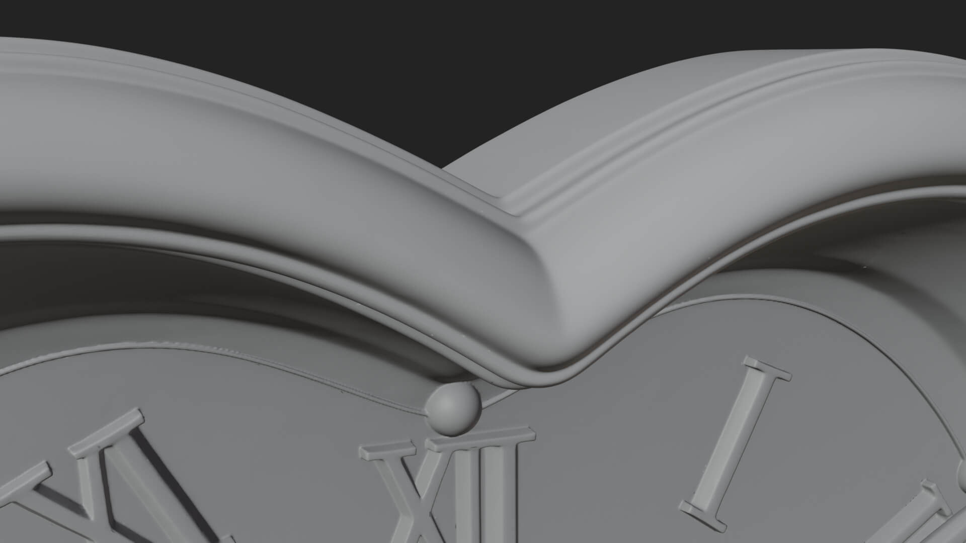 Heart Shaped Wall Clock Model Design 1 3D Print Model 3D Model