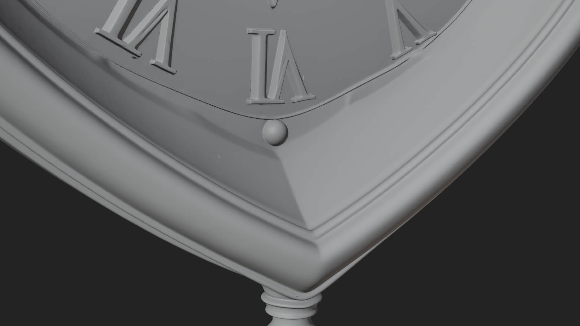 Heart Shaped Wall Clock Model Design 1 3D Print Model 3D Model