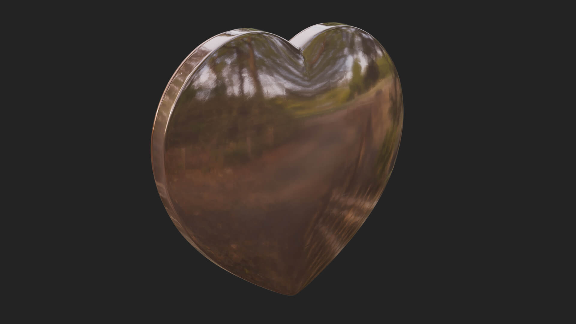 Heart Shaped Wall Clock Model Design 2 3D Print Model 3D Model