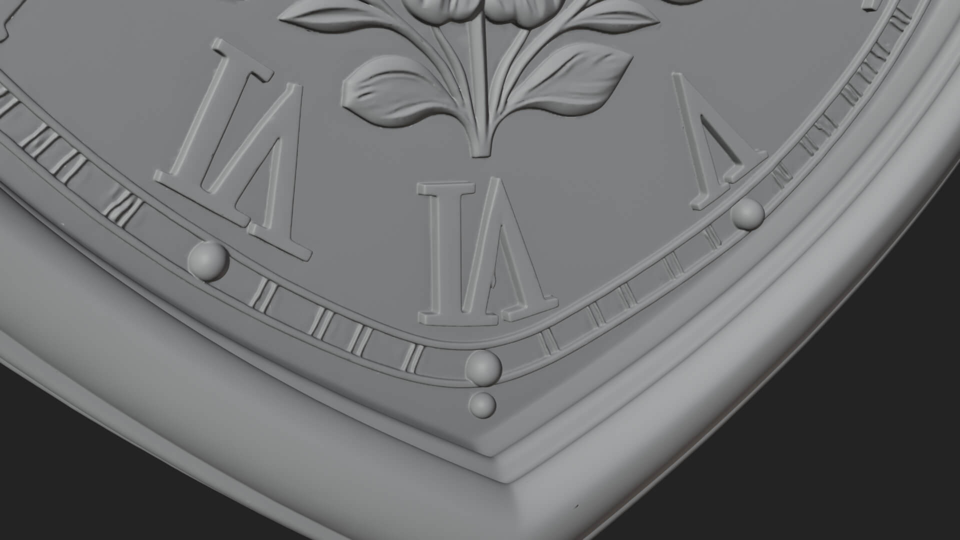 Heart Shaped Wall Clock Model Design 2 3D Print Model 3D Model