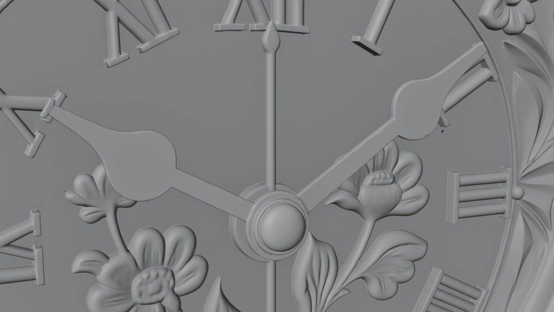 Heart Shaped Wall Clock Model Design 3 3D Print Model 3D Model