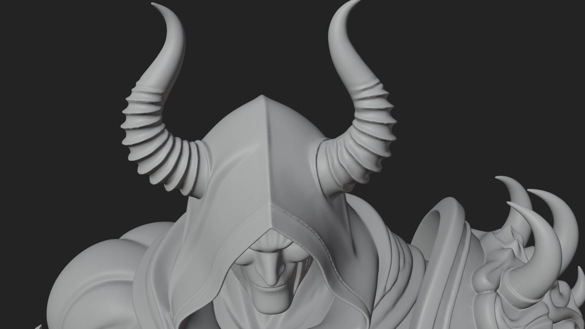 Heavy Armored Brute Statue Design 4 3D Print Model 3D Model