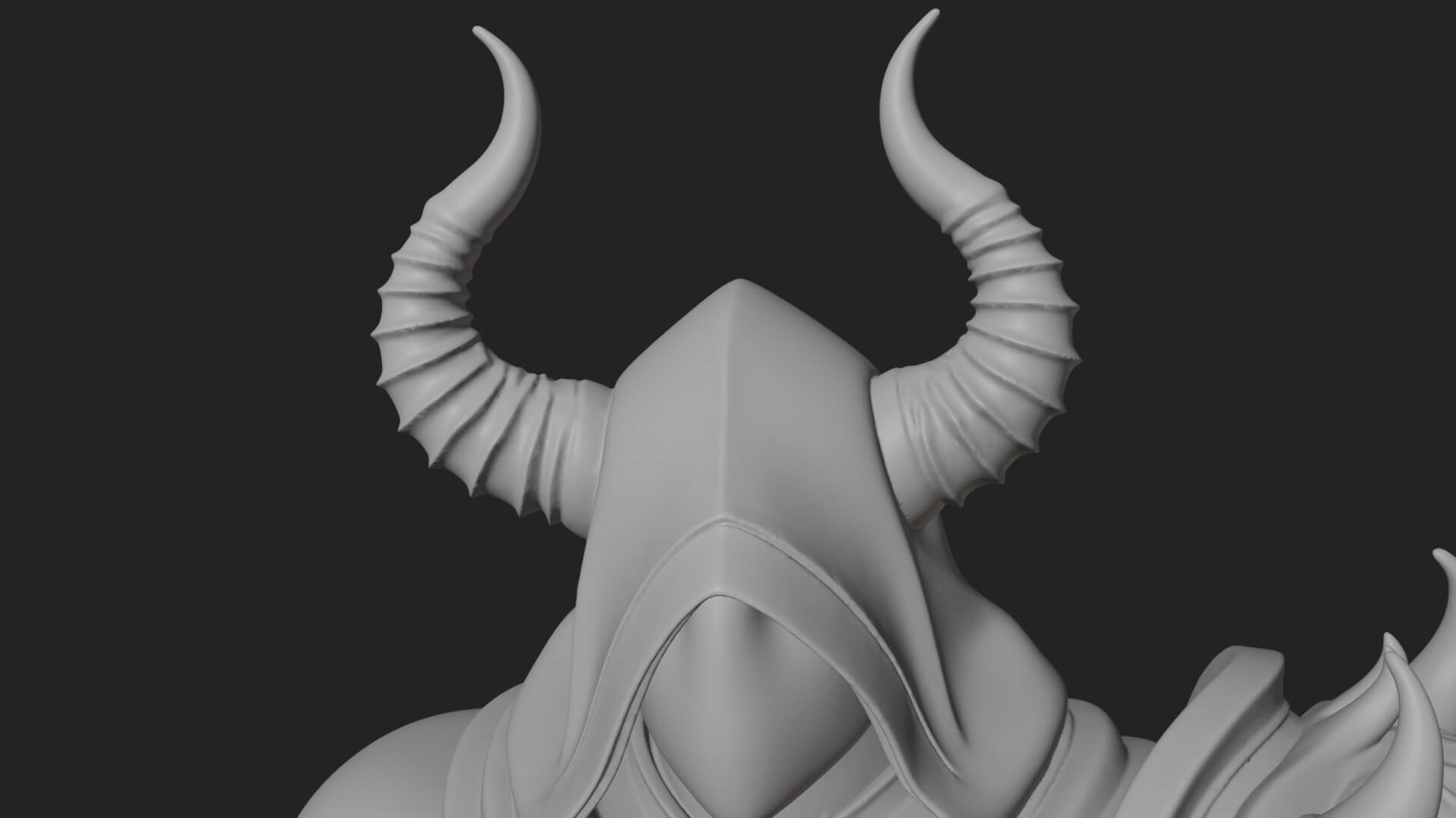 Heavy Armored Brute Statue Design 5 3D Print Model 3D Model