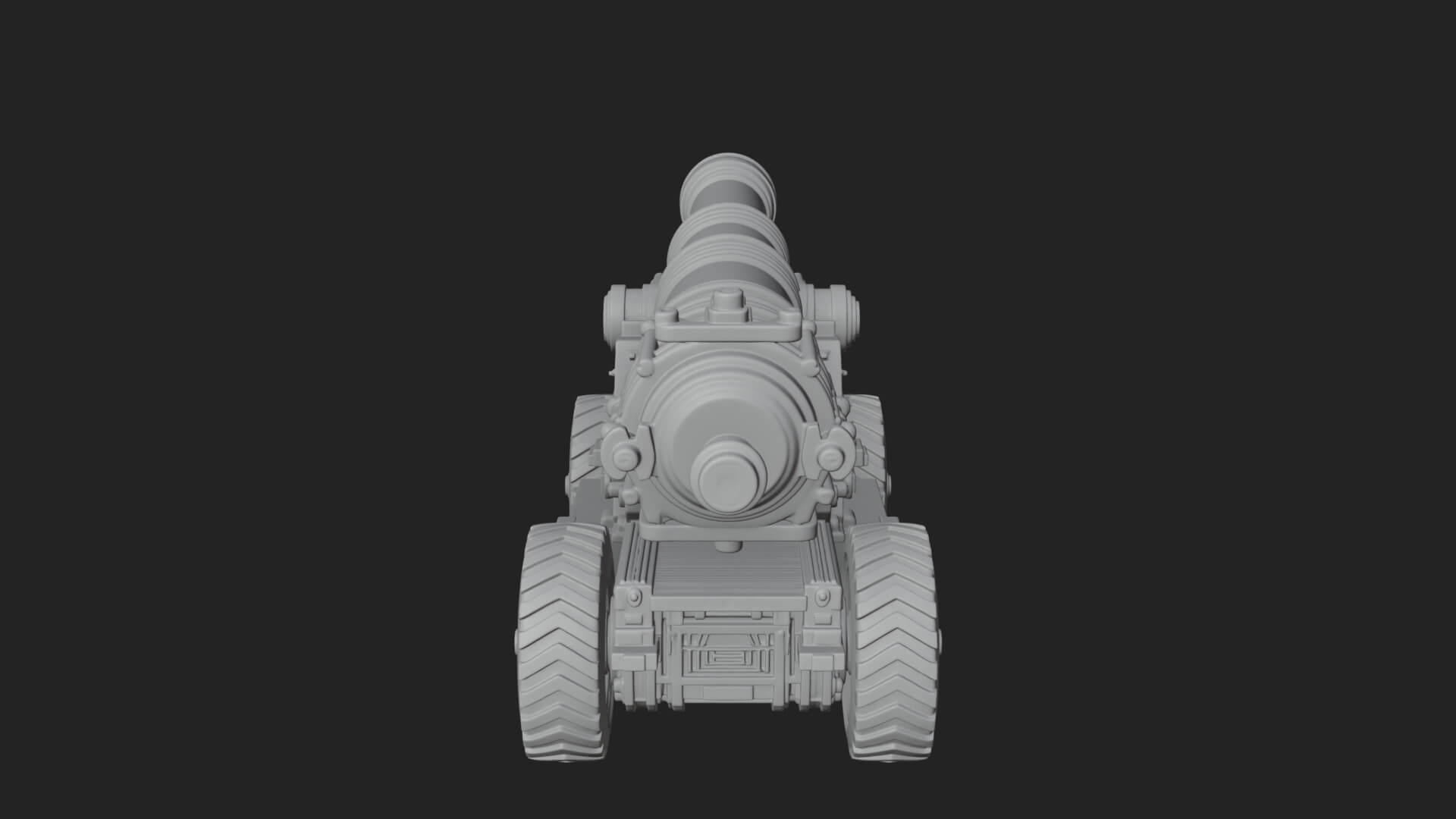 Heavy Siege Cannon Model Design 3 3D Print Model 3D Model
