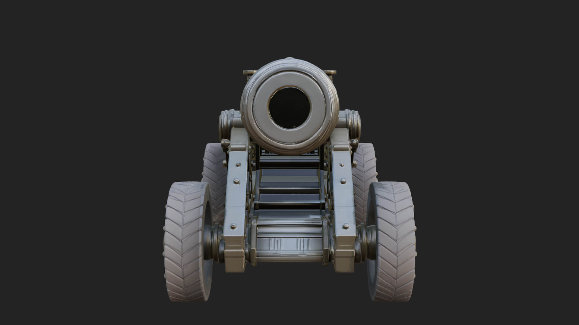 Heavy Siege Cannon Model Design 5 3D Print Model 3D Model