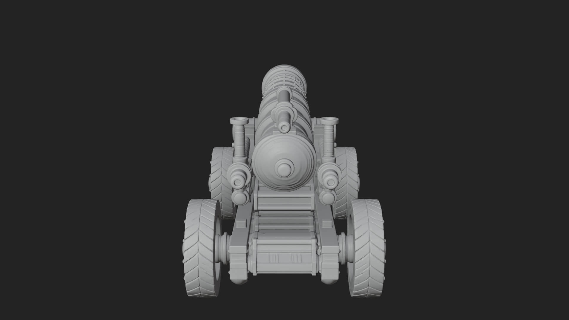Heavy Siege Cannon Model Design 5 3D Print Model 3D Model