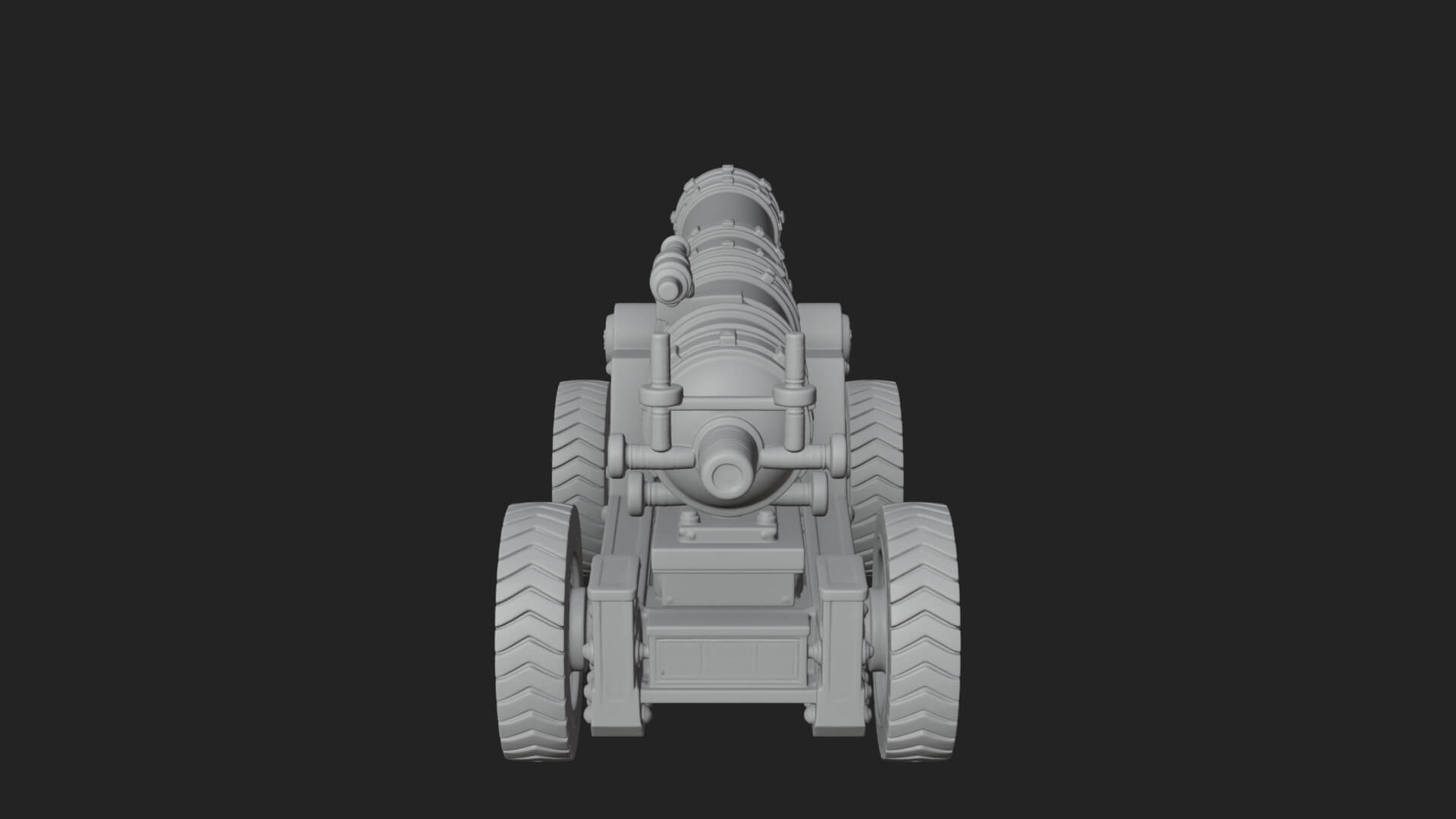 Heavy Siege Cannon Model Design 8 3D Print Model 3D Model