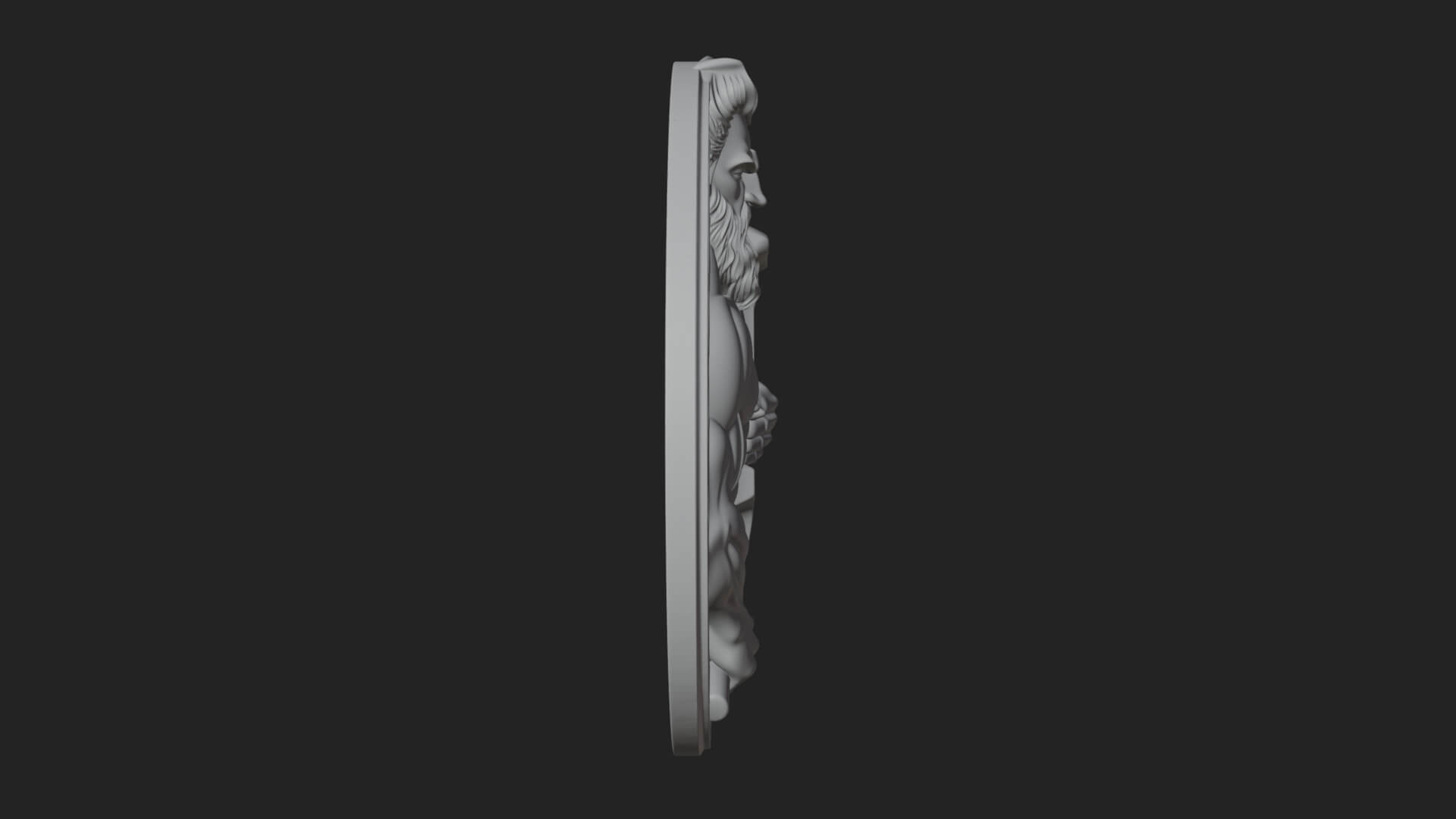 Hephaestus Forge Disc Plaque Design 1 3D Print Model 3D Model