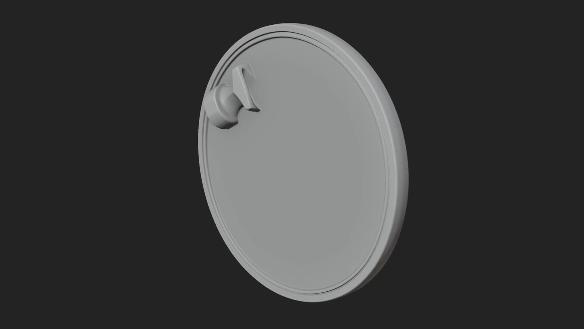 Hephaestus Forge Disc Plaque Design 2 3D Print Model 3D Model