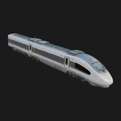 High-Speed Train Model Design 1 3D Print Model