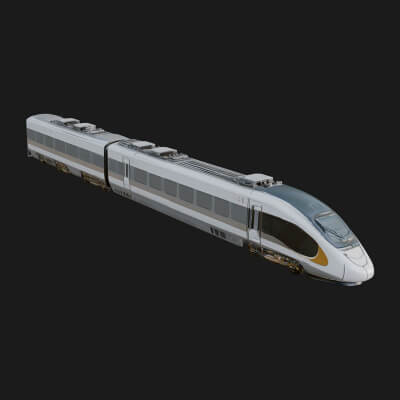 High Speed Train Model Design 11 3D Print Model