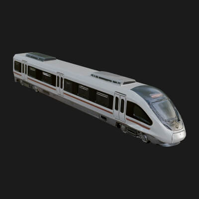 High-Speed Train Model Design 7 3D Print Model