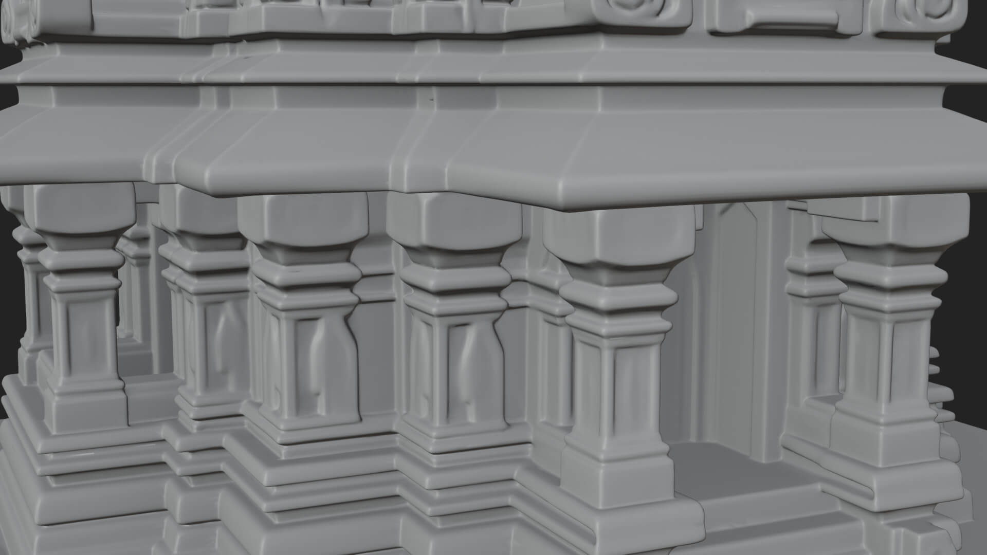 Hindu Shikhara Temple Tower Design 1 3D Print Model 3D Model