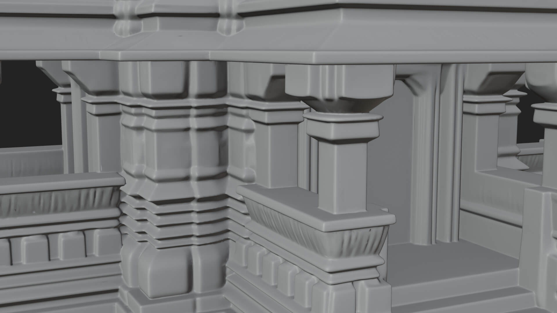 Hindu Shikhara Temple Tower Design 4 3D Print Model 3D Model