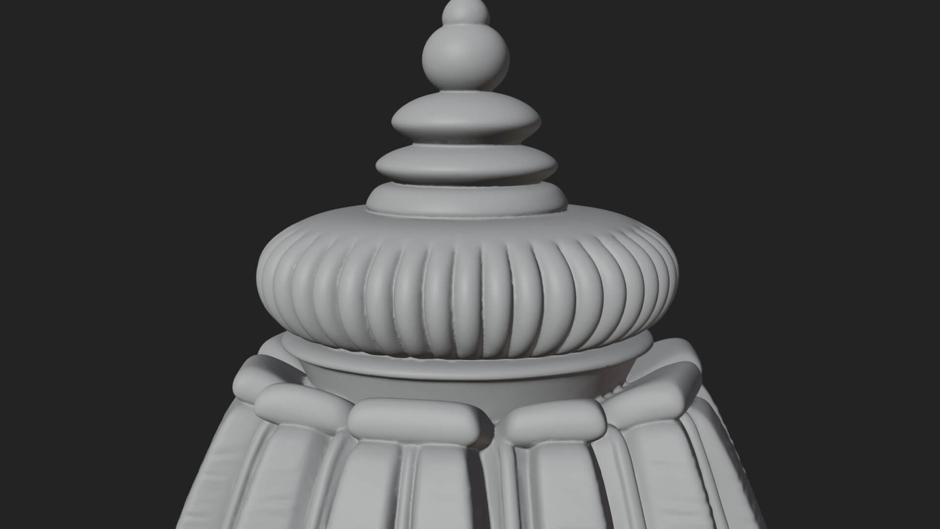 Hindu Shikhara Temple Tower Design 6 3D Print Model 3D Model