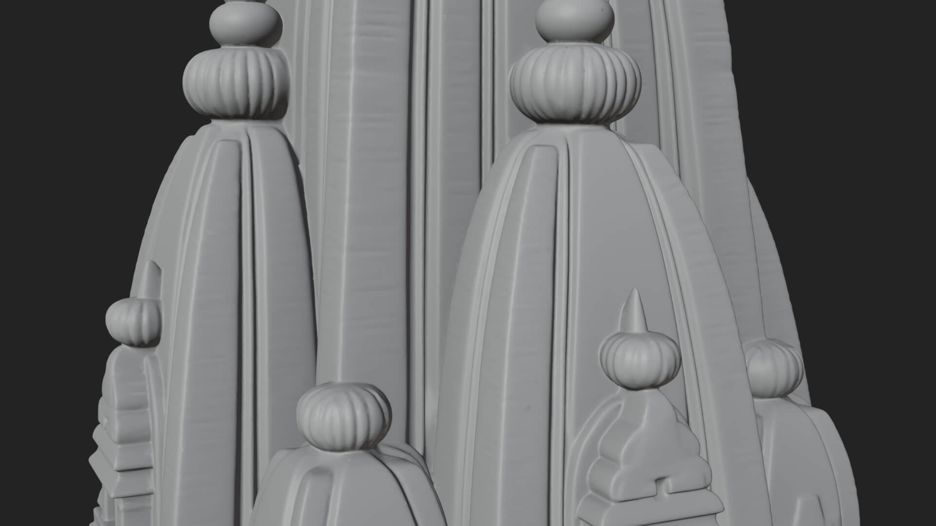 Hindu Shikhara Temple Tower Design 7 3D Print Model 3D Model