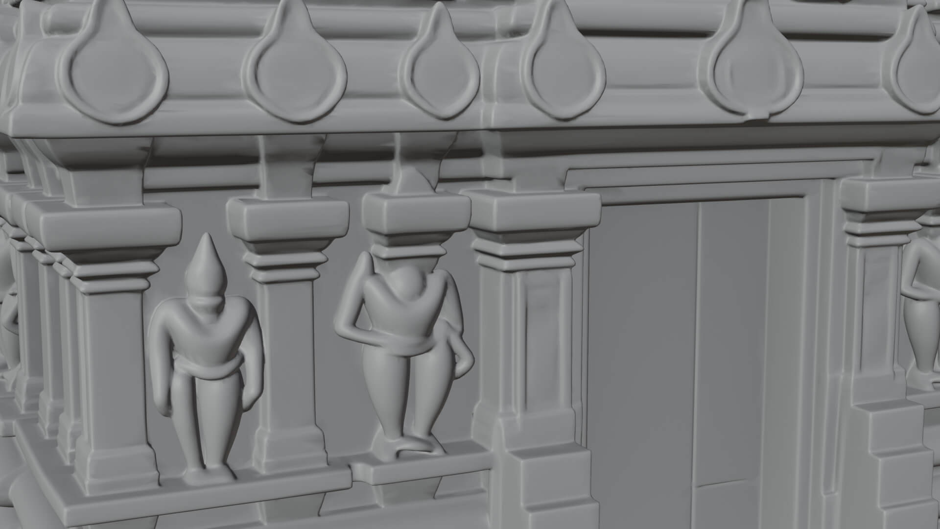 Hindu Shikhara Temple Tower Design 8 3D Print Model 3D Model