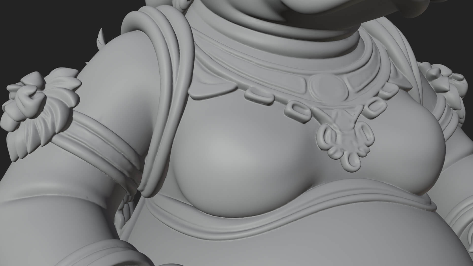 Hippo-Headed Egyptian Goddess Statue Design 2 3D Print 3D Model