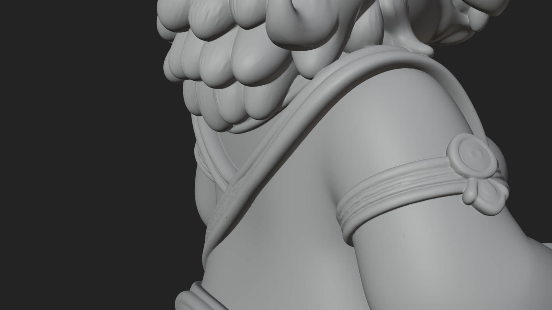 Hippo-Headed Egyptian Goddess Statue Design 3 3D Print 3D Model