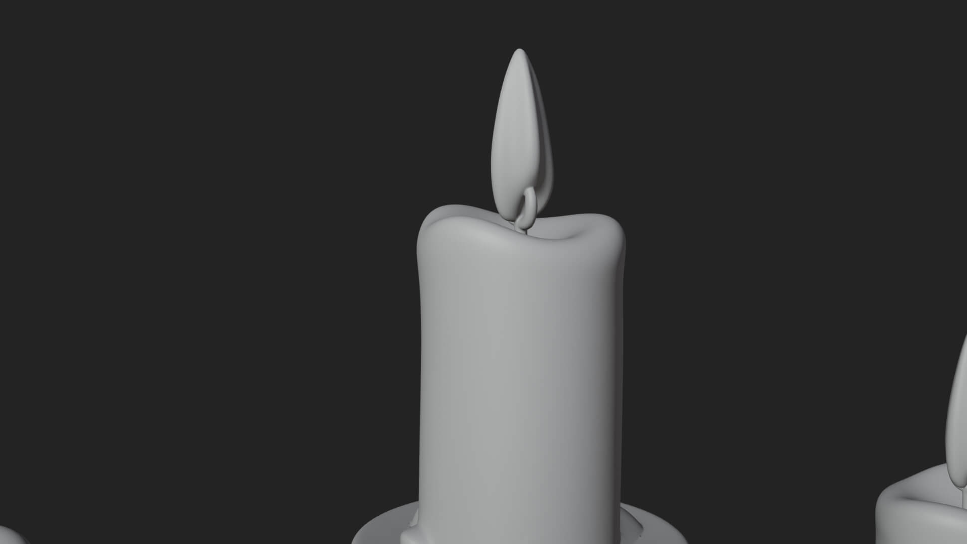 Holly Candle Candelabra Model Design 2 3D Print Model 3D Model