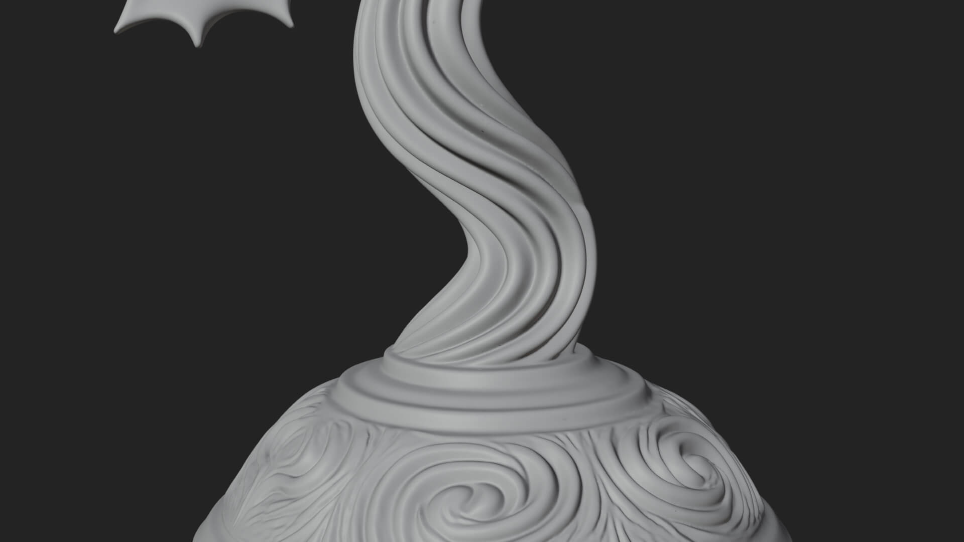 Holly Candle Candelabra Model Design 3 3D Print Model 3D Model