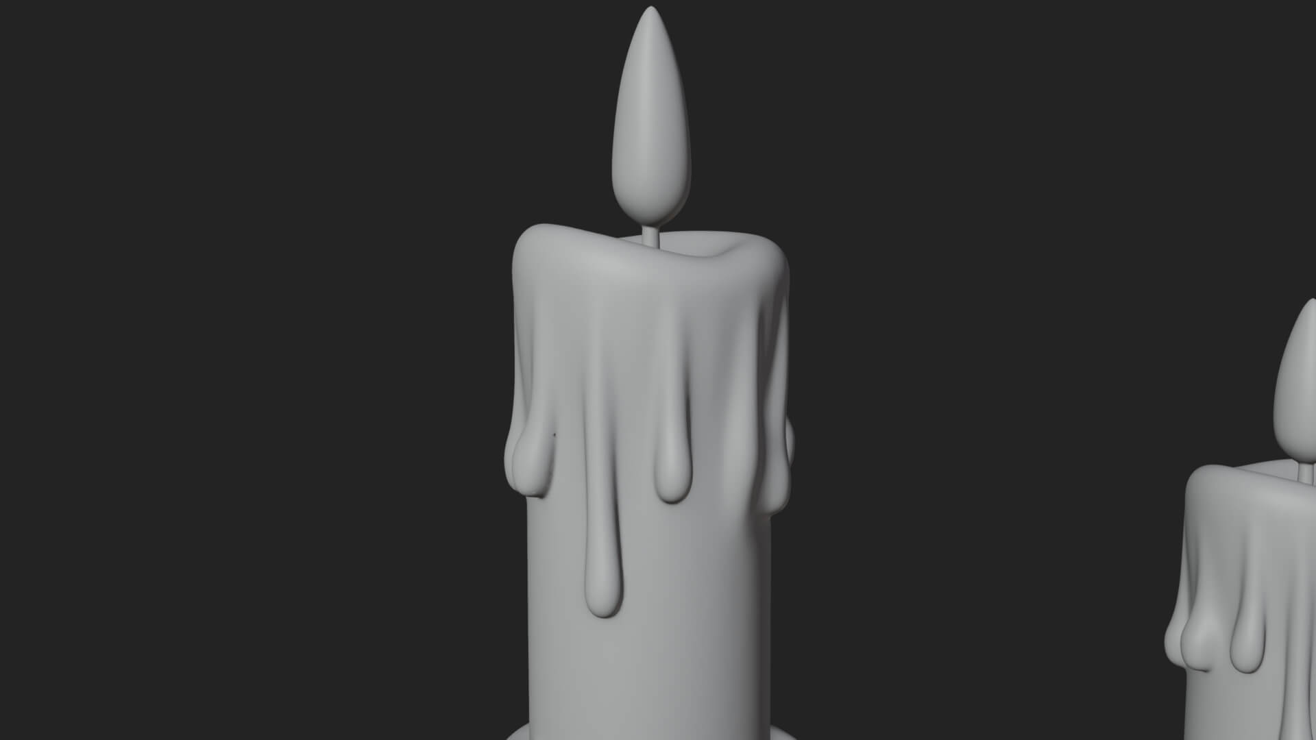Holly Candle Candelabra Model Design 4 3D Print Model 3D Model