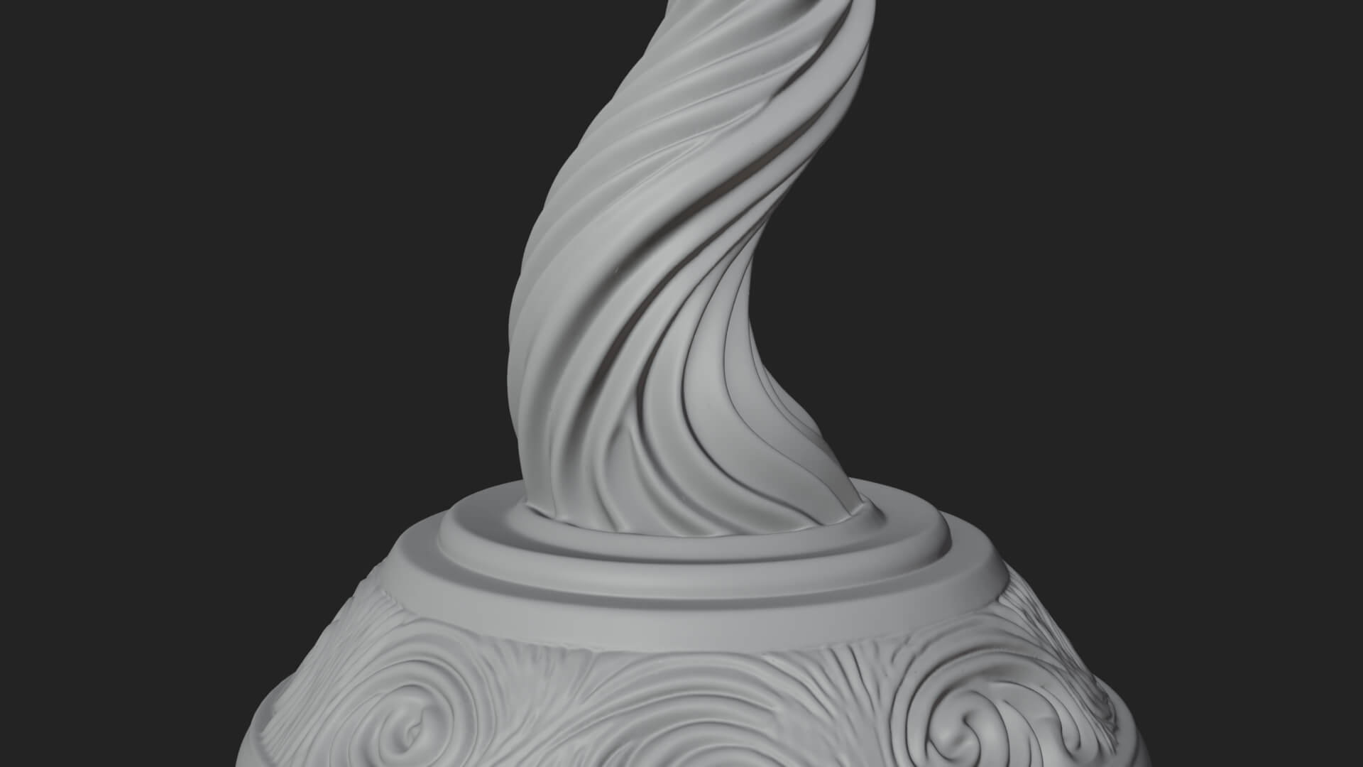 Holly Candle Candelabra Model Design 4 3D Print Model 3D Model