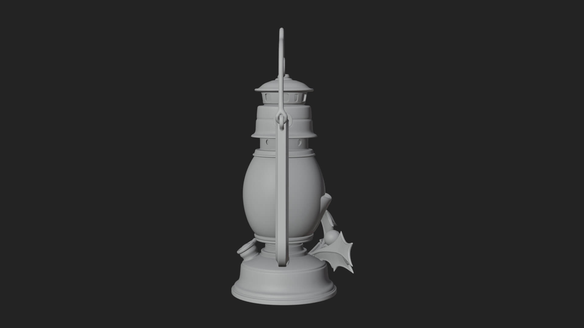 Holly Christmas Lantern Model Design 2 3D Print Model 3D Model