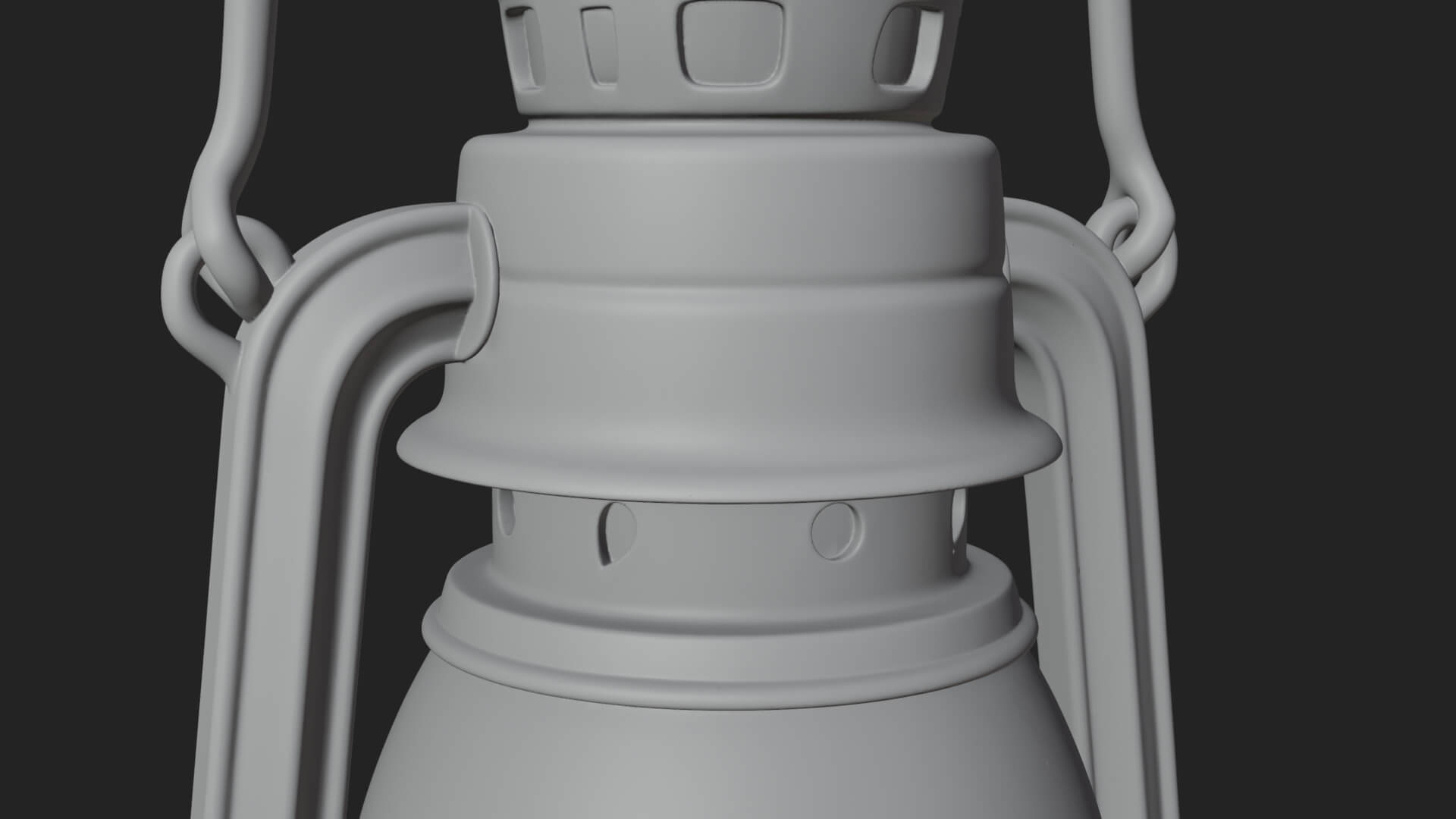 Holly Christmas Lantern Model Design 2 3D Print Model 3D Model