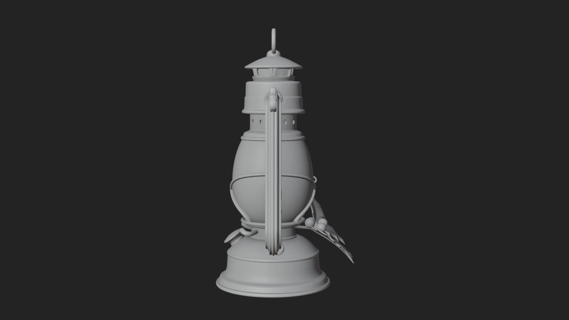 Holly Christmas Lantern Model Design 3 3D Print Model 3D Model