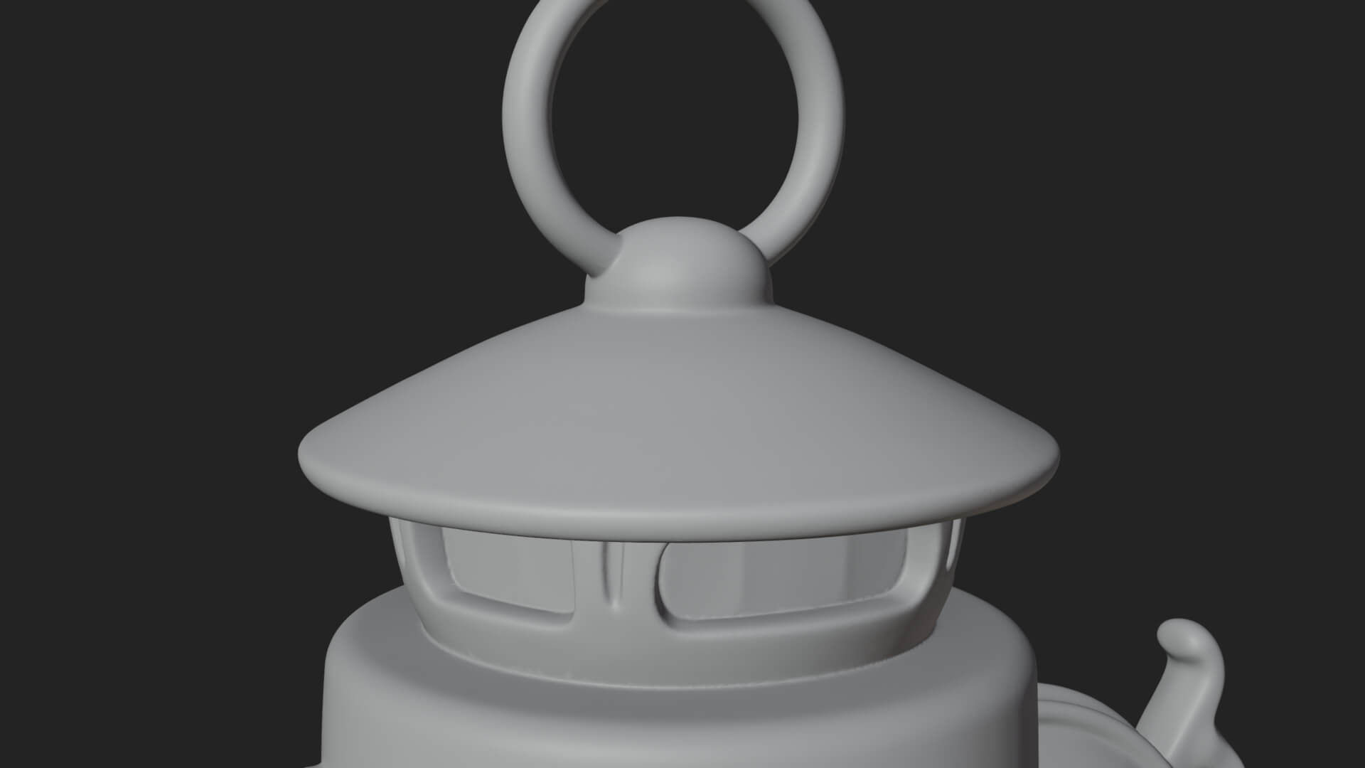 Holly Christmas Lantern Model Design 3 3D Print Model 3D Model