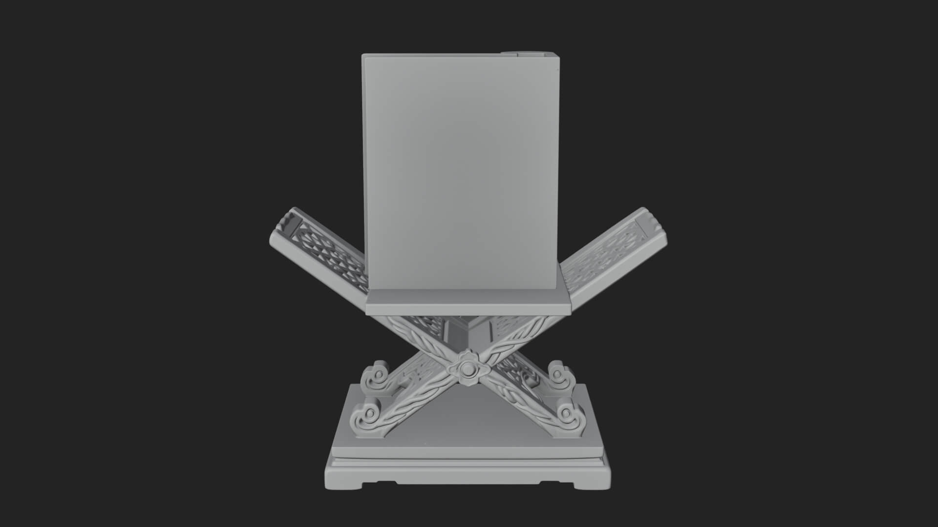 Holy Book Rehal Stand Model Design 1 3D Print Model 3D Model