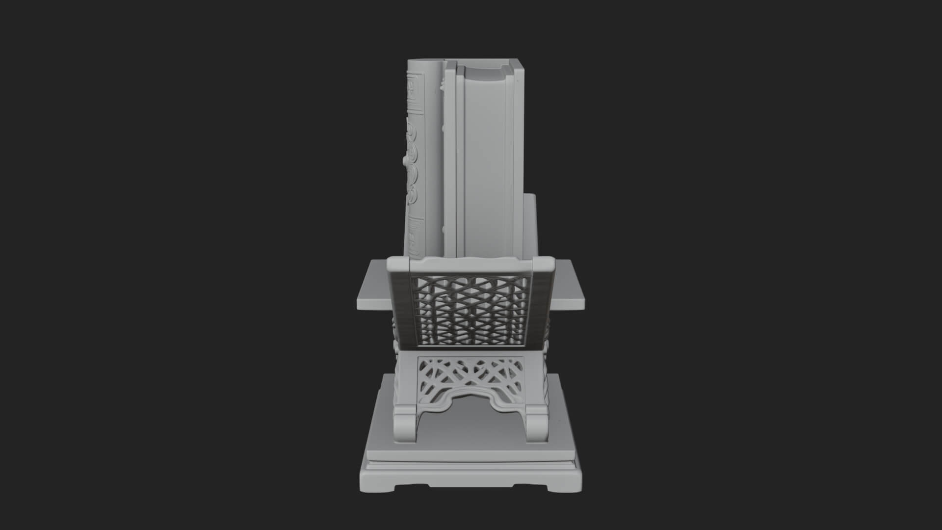 Holy Book Rehal Stand Model Design 1 3D Print Model 3D Model