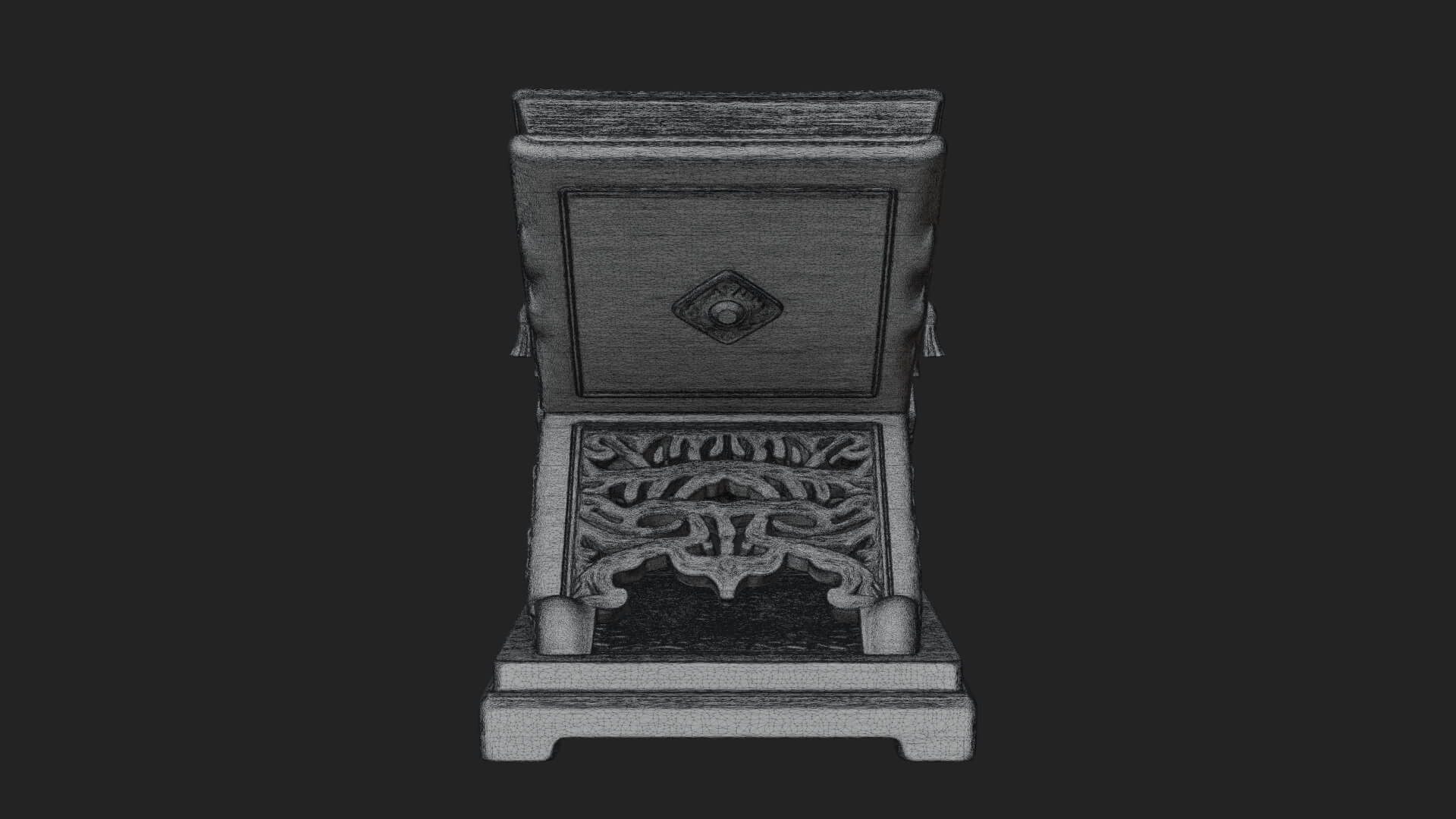 Holy Book Rehal Stand Model Design 2 3D Print Model 3D Model