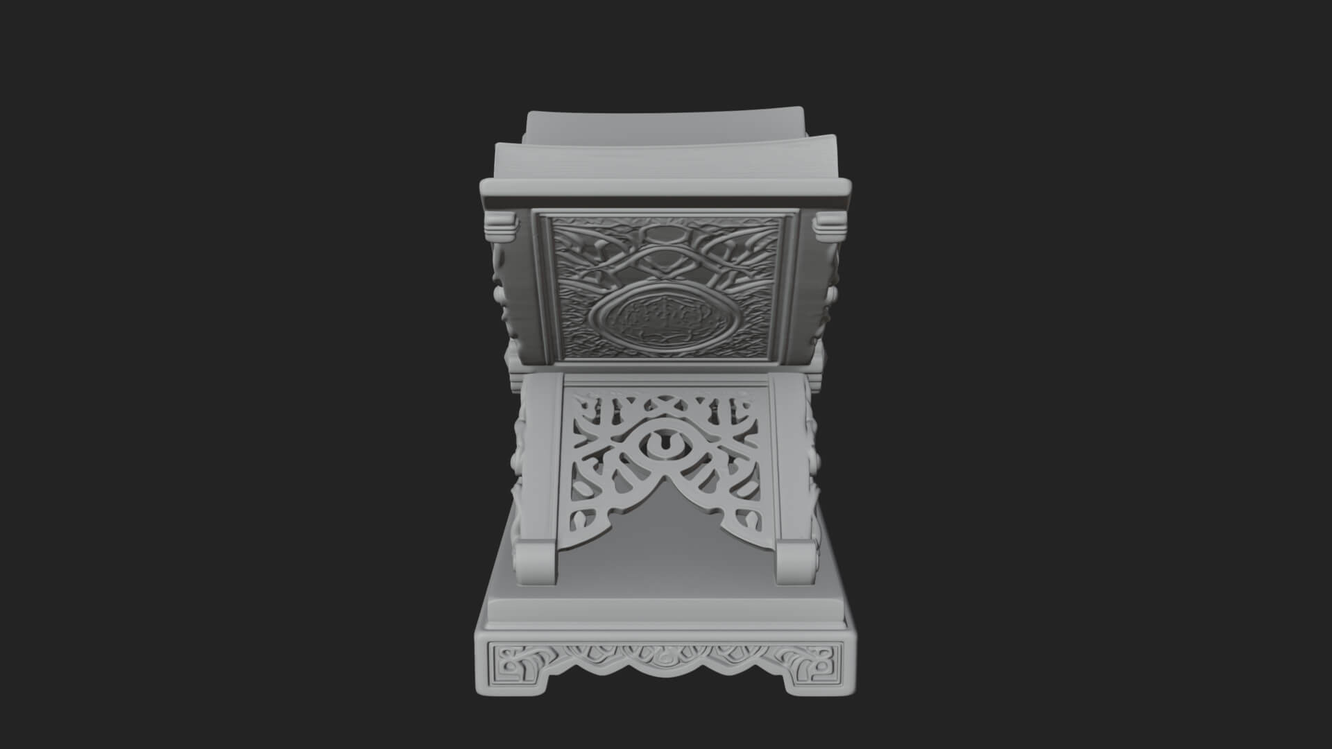 Holy Book Rehal Stand Model Design 4 3D Print Model 3D Model