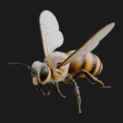 Honey Bee Statue Design 10 3D Print Model