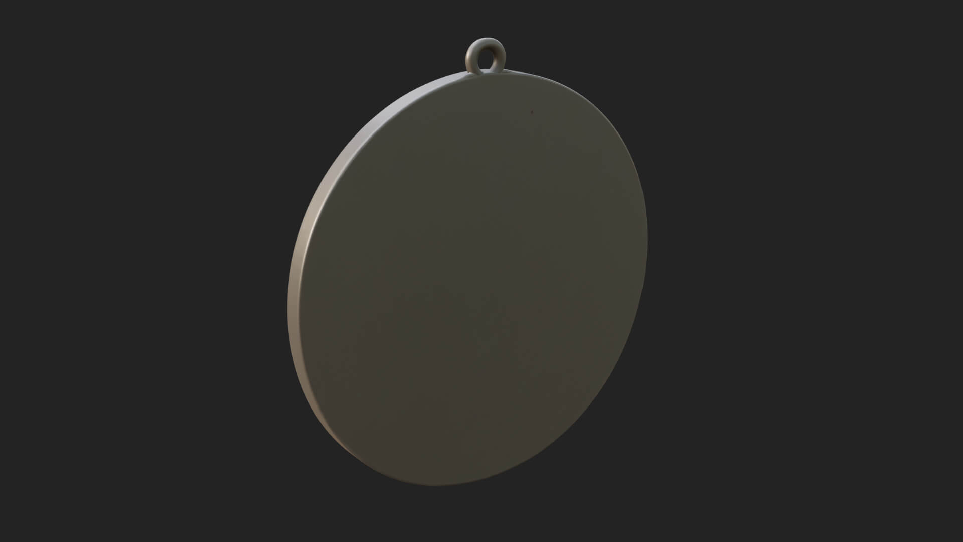 Hooded Monk Oval Relief Plaque Design 4 3D Print Model 3D Model
