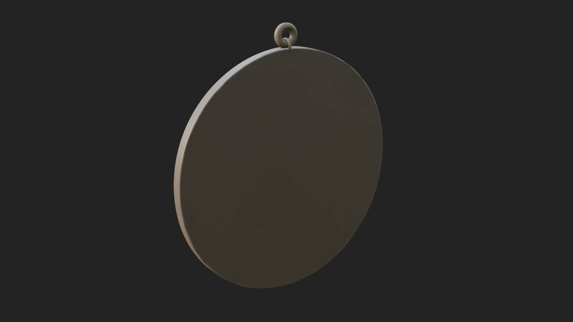 Hooded Monk Oval Relief Plaque Design 5 3D Print Model 3D Model