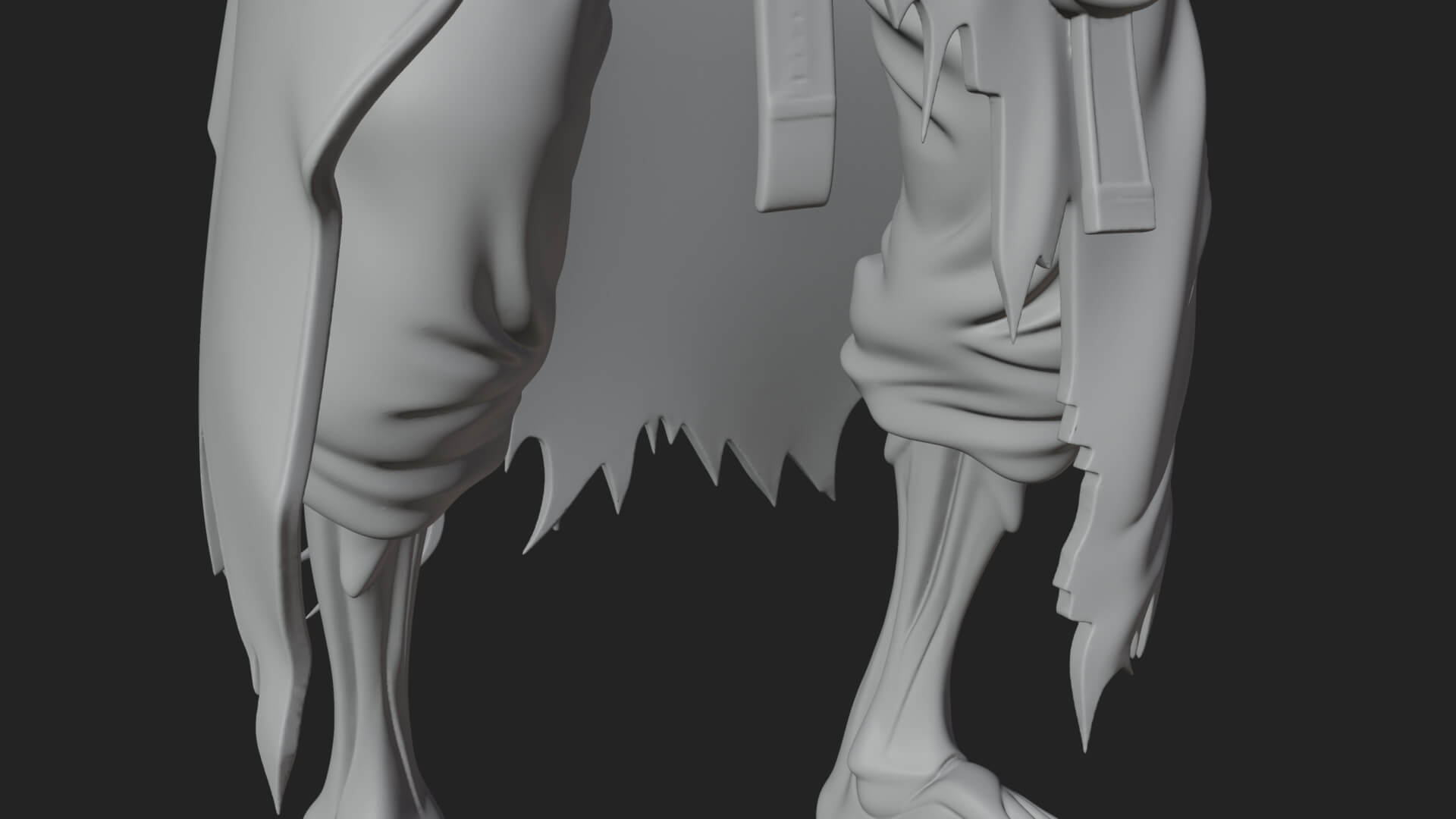 Hooded Skeleton Reaper Statue Design 18 3D Print Model 3D Model