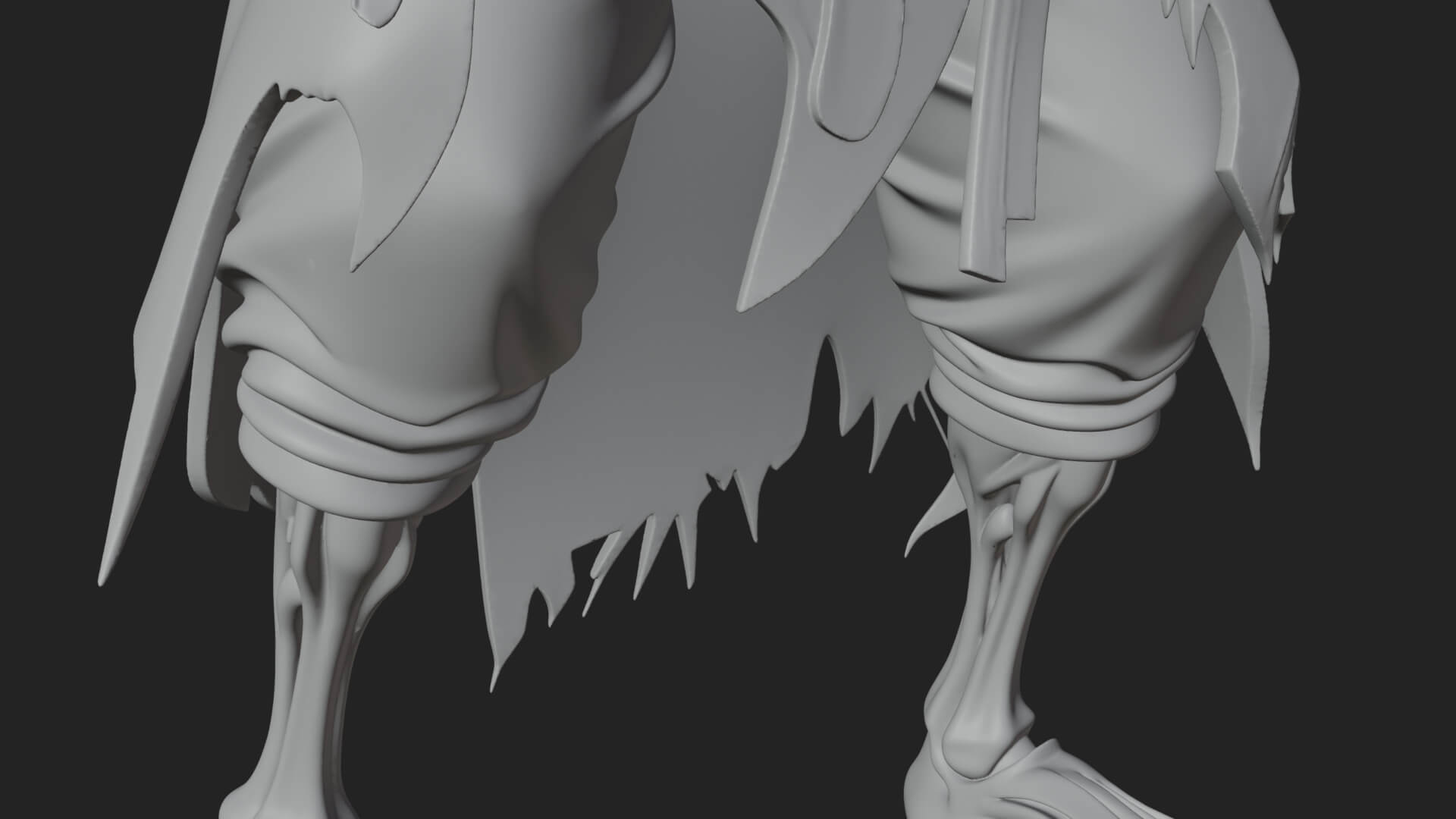 Hooded Skeleton Reaper Statue Design 22 3D Print Model 3D Model
