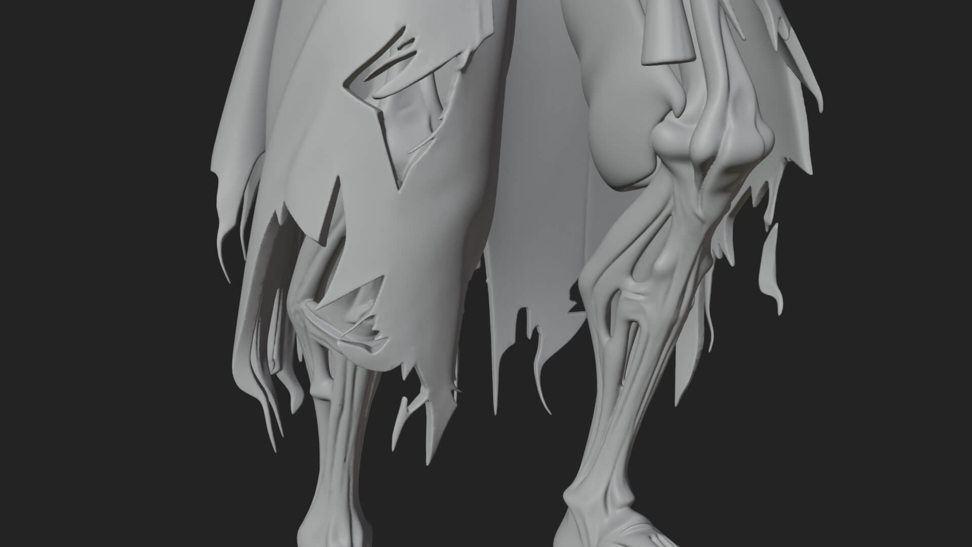 Hooded Skeleton Reaper Statue Design 25 3D Print Model 3D Model
