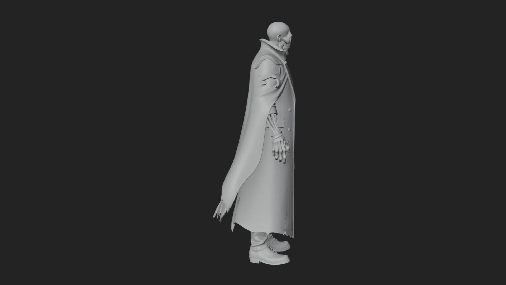 Hooded Skeleton Reaper Statue Design 26 3D Print Model 3D Model