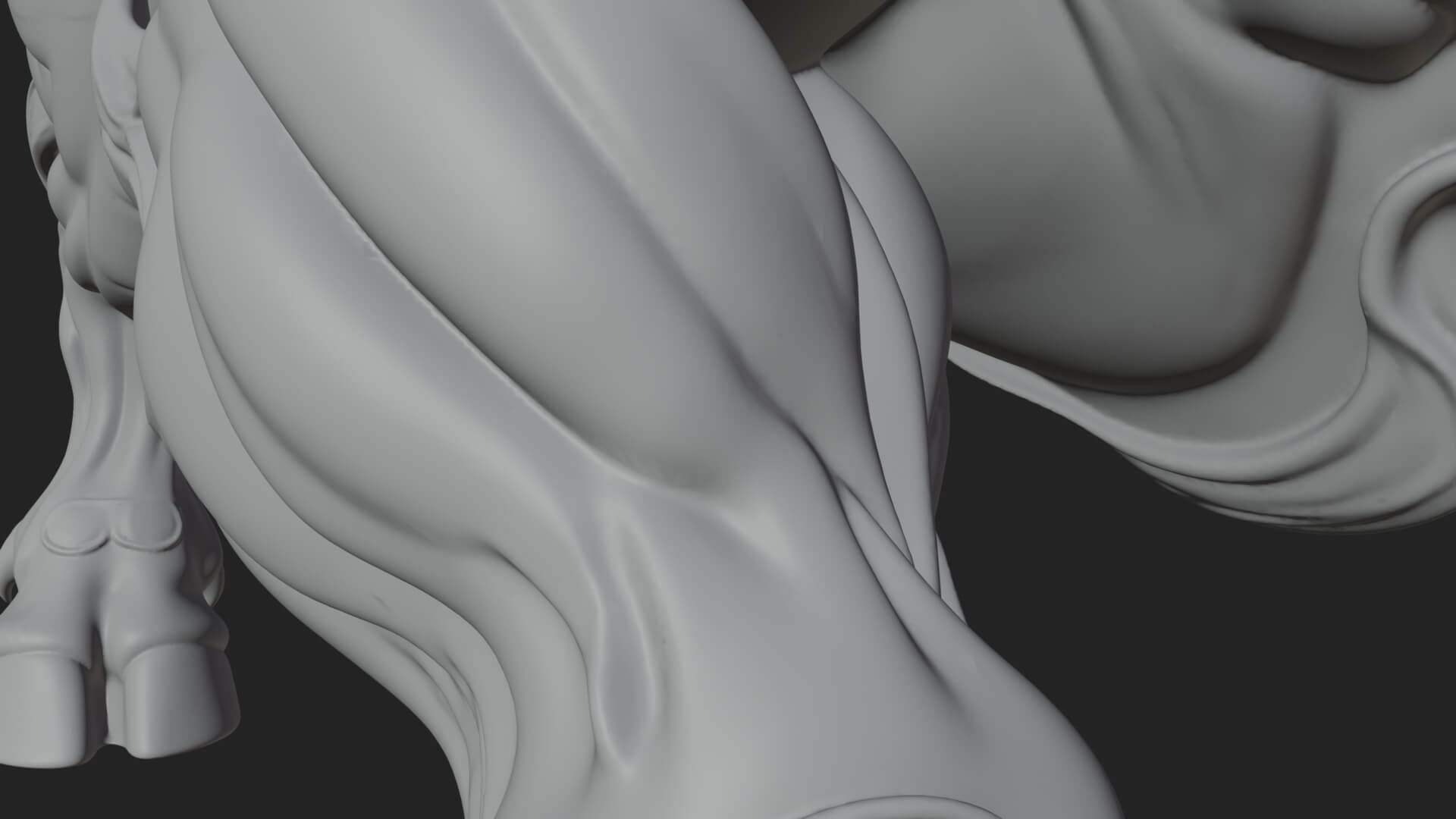 Horned Bull Animal Statue Design 2 3D Print Model 3D Model