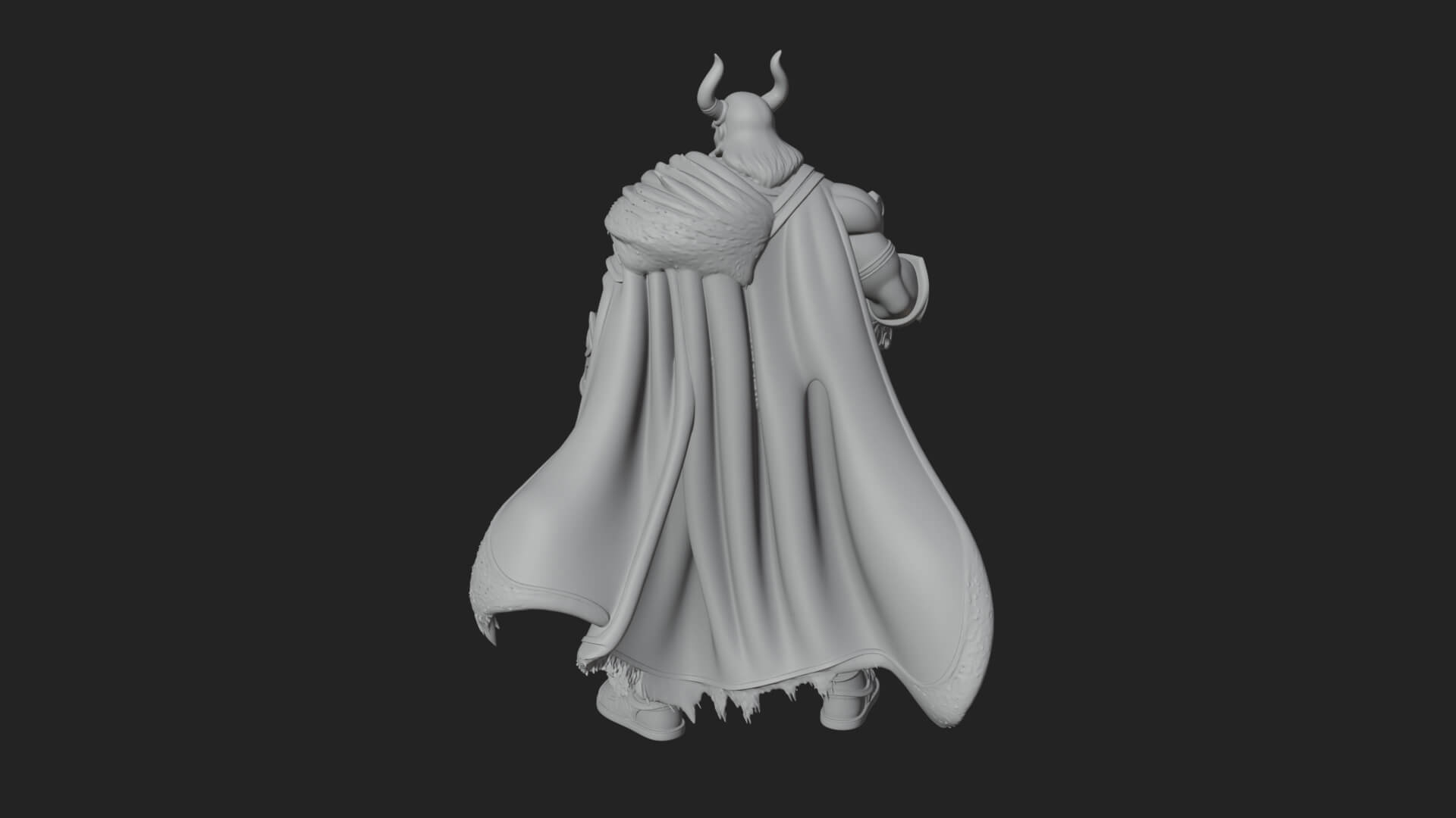Horned Demon Armored Statue Design 9 3D Print Model 3D Model