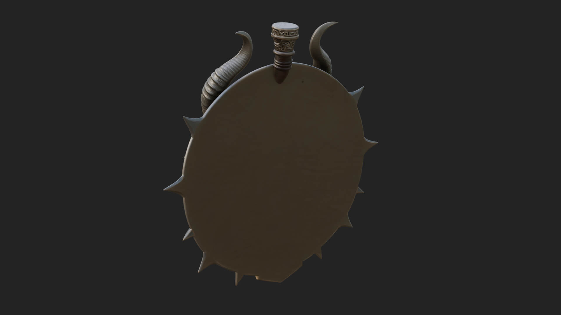 Horned Demon Face Shield Model Design 4 3D Print Model 3D Model