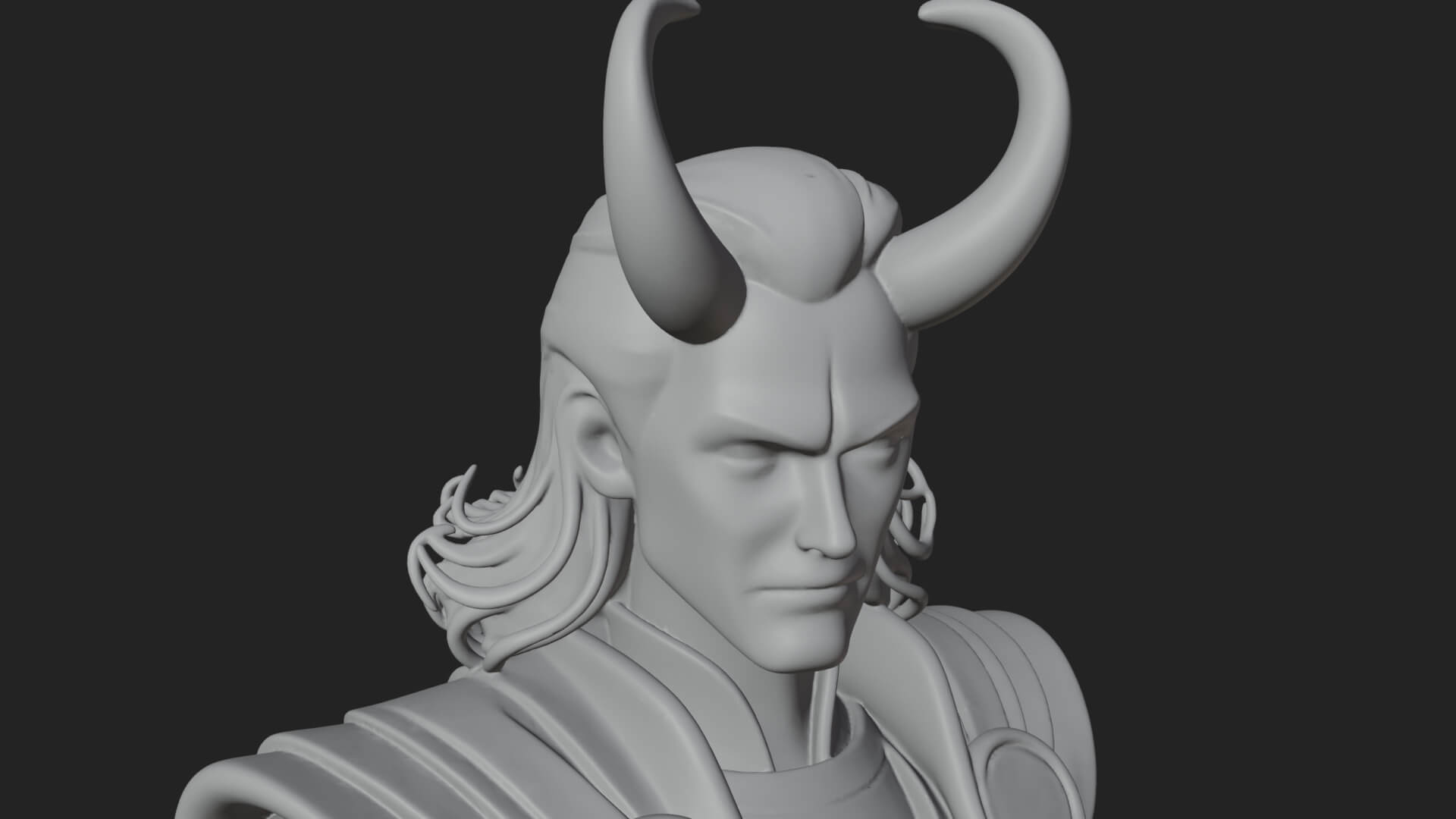 Horned Trickster God Statue Design 5 3D Print Model 3D Model