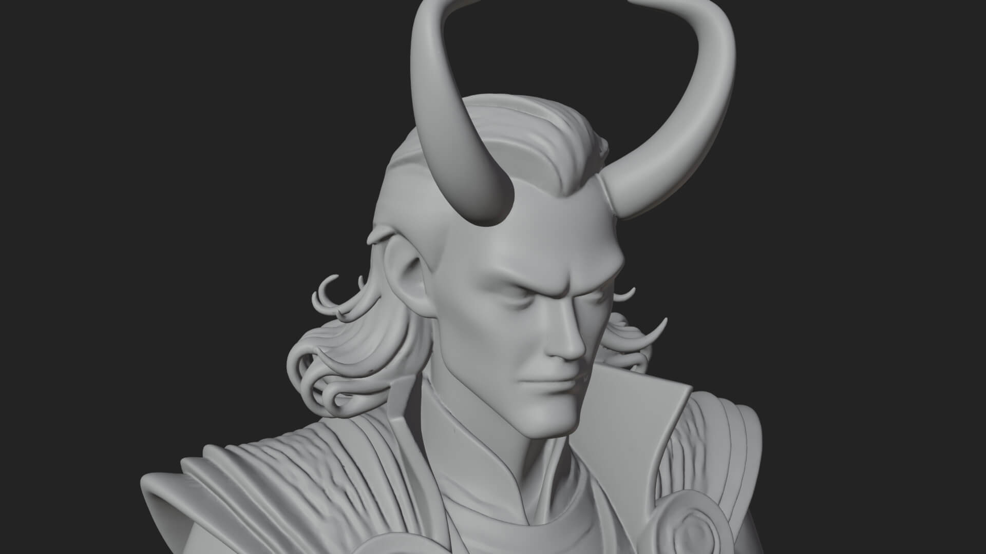 Horned Trickster God Statue Design 6 3d Print Model 3D Model
