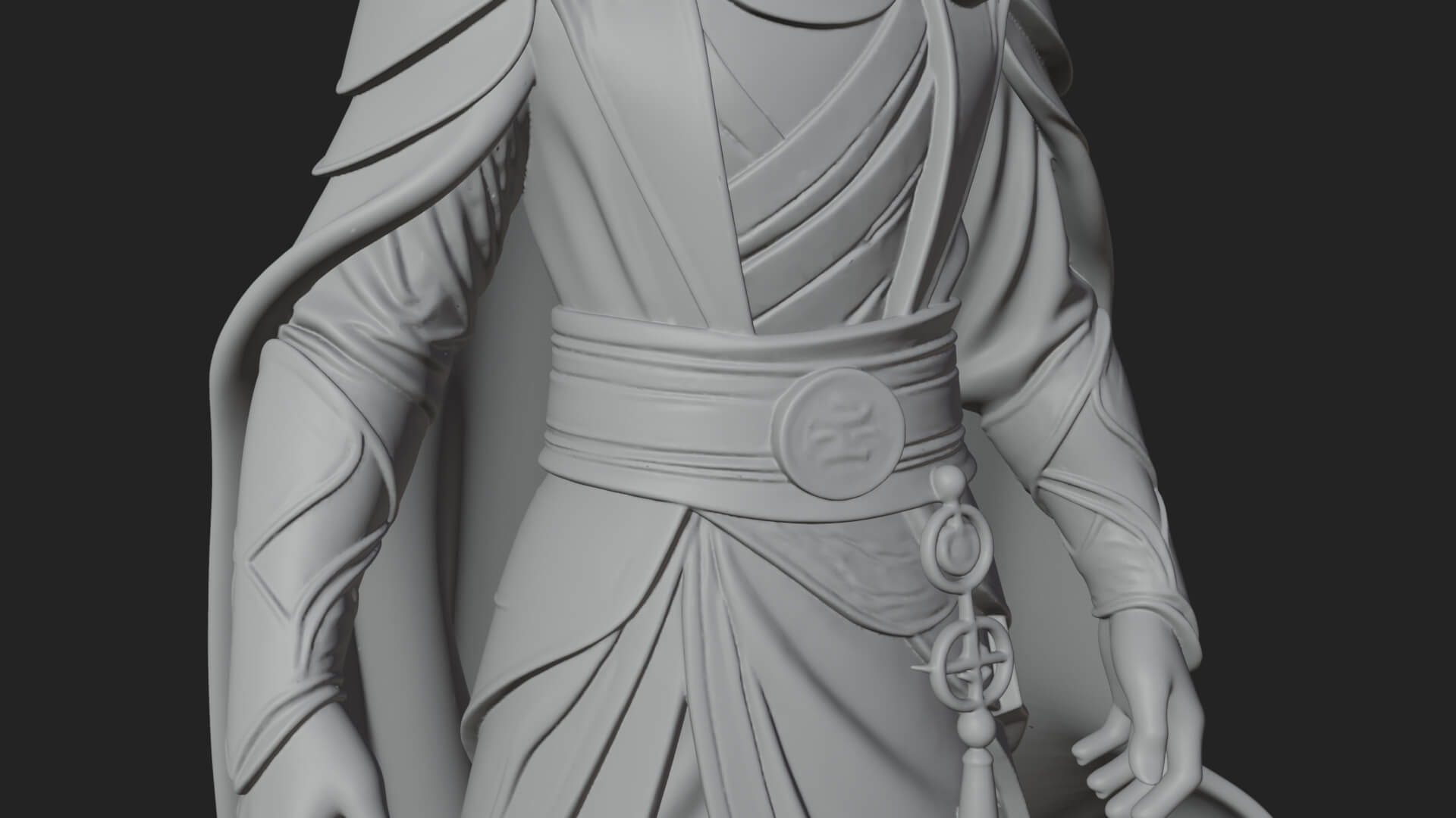 Horned Trickster God Statue Design 6 3d Print Model 3D Model